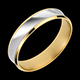 gifts woman white and yellow gold dandy ring