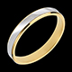 on line sell white and yellow gold dandy ring