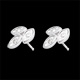 sell on line white gold and diamond bouquet earrings