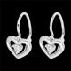 buy on line white gold and diamond my love earrings