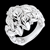 buy on line Precious Dewdrops Ring in White Gold