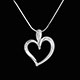gift woman arty coeur pendant