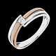 weddings pink gold salome ring