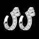 weddings ringlet earrings white gold