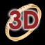 on line sell Half eternity ring yellow gold paved-channel setting - 13 diamonds