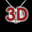 gifts woman Pendulum necklace white gold paved - 22 diamonds