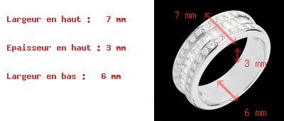 gifts Heiress half eternity ring white gold paved - 1 carat - 44 diamonds