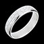 bague homme or blanc