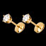 Classic Yellow Gold Stud Earrings