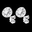 White Gold and Diamond Stud Earrings